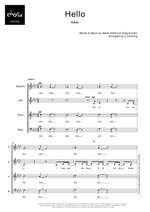 Adele: Hello (arr. Carol Canning) Product Image