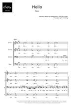 Adele: Hello (arr. Carol Canning) Product Image