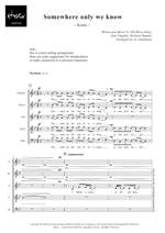 Keane: Somewhere Only We Know (arr. Jo Annemans) Product Image