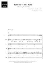 Adele: Set Fire to the Rain (arr. Jo Annemans) Product Image