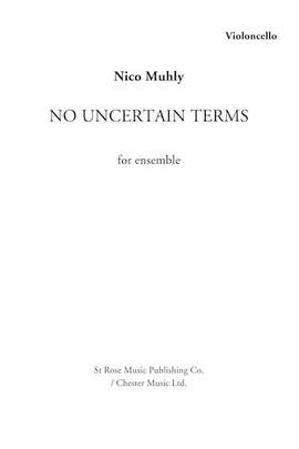 Nico Muhly: No Uncertain Terms - Parts