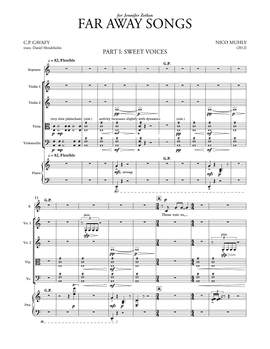 Nico Muhly: Far Away Songs - Score & Parts