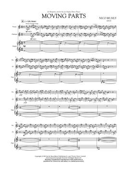 Nico Muhly: Moving Parts - Score & Parts