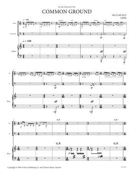 Nico Muhly: Common Ground - Score & Parts