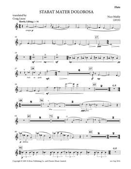 Nico Muhly: Stabat Mater Dolorosa - Parts