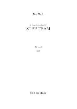 Nico Muhly: Step Team - Full Score