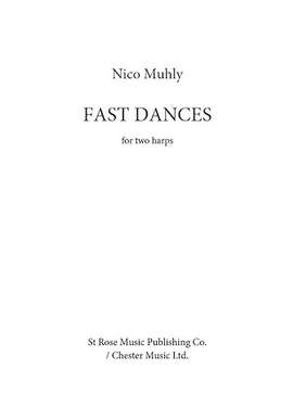 Nico Muhly: Fast Dances (for 2 Harps) - Score & Parts