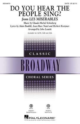 Boublil & Schönberg: Do You Hear the People Sing? (from Les Misérables) (arr. John Leavitt) - Violin 2