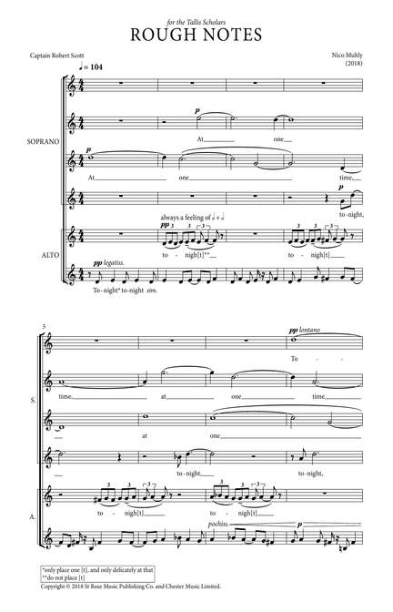 Nico Muhly: Rough Notes
