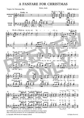 Robin Wells: A Fanfare For Christmas