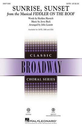 Bock & Harnick: Sunrise, Sunset (from Fiddler On The Roof) (arr. John Leavitt) - String Bass