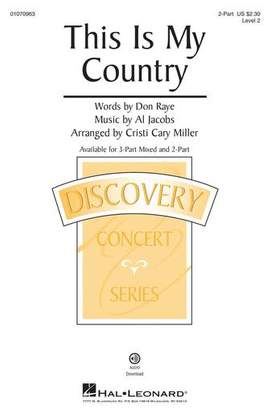 Al Jacobs: This Is My Country (arr. Cristi Cary Miller)