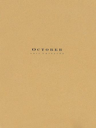 Eric Whitacre: October - Flute 1,2