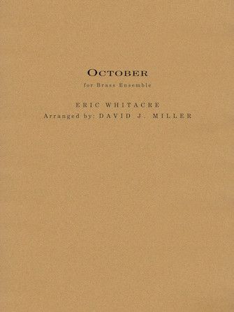 Eric Whitacre: October - Full Score