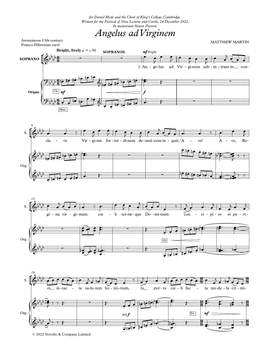 Matthew Martin: Angelus Ad Virginem