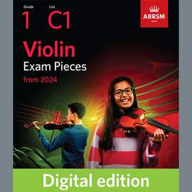 Joseph Barbera: The Flintstones (Grade 1, C1, from the ABRSM Violin Syllabus from 2024)