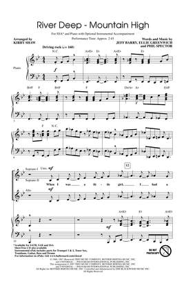 Tina Turner: River Deep - Mountain High (arr. Kirby Shaw)