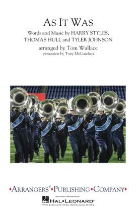 Harry Styles: As It Was (arr. Tom Wallace) - Baritone T.C.