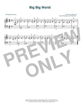 Emilia: Big Big World (arr. Skoove)