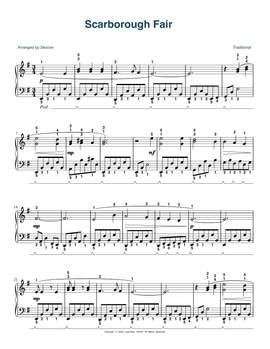 Traditional: Scarborough Fair (arr. Skoove)