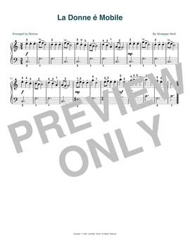 Giuseppe Verdi: La Donne é Mobile (arr. Skoove)