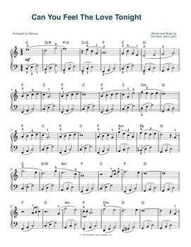 Elton John: Can You Feel The Love Tonight (from The Lion King) (arr. Skoove)