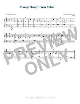 Sting: Every Breath You Take (arr. Skoove)
