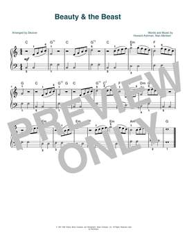 Alan Menken & Howard Ashman: Beauty And The Beast (arr. Skoove)