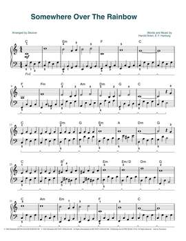 Judy Garland: Over The Rainbow (from The Wizard Of Oz) (arr. Skoove)