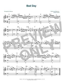 Daniel Powter: Bad Day (arr. Skoove)