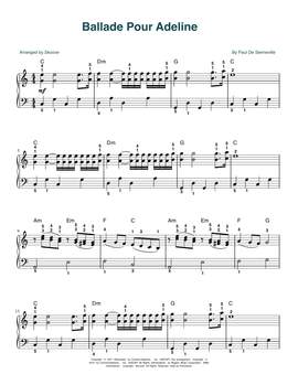 Richard Clayderman: Ballade Pour Adeline (arr. Skoove)