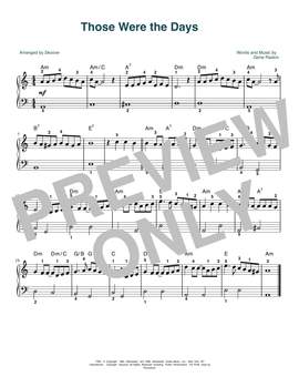 Mary Hopkin: Those Were The Days (arr. Skoove)