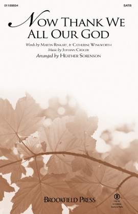 Johann Cruger: Now Thank We All Our God (arr. Heather Sorenson) - Trumpet 1