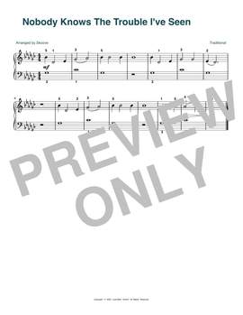 Traditional: Nobody Knows The Trouble I've Seen (arr. Skoove)