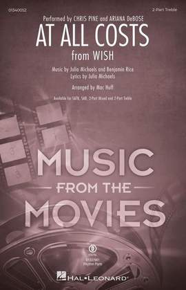 Chris Pine and Ariana DeBose: At All Costs (from Wish) (arr. Mac Huff)