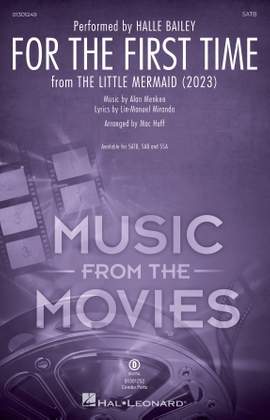 Halle Bailey: For The First Time (from The Little Mermaid) (2023) (arr. Mac Huff) - Bass