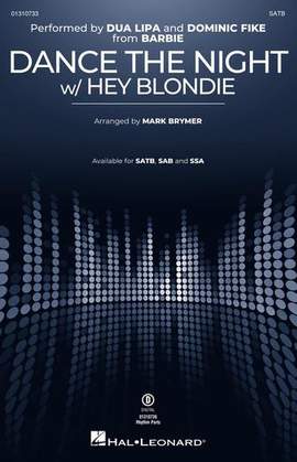 Dua Lipa and Dominic Fike: Dance The Night (with "Hey Blondie") (arr. Mark Brymer) - Guitar