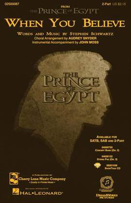 Stephen Schwartz: When You Believe (from The Prince Of Egypt) (arr. Audrey Snyder)