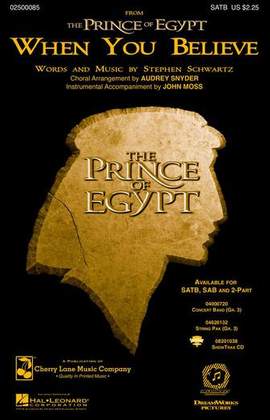 Stephen Schwartz: When You Believe (from The Prince Of Egypt) (arr. Audrey Snyder)