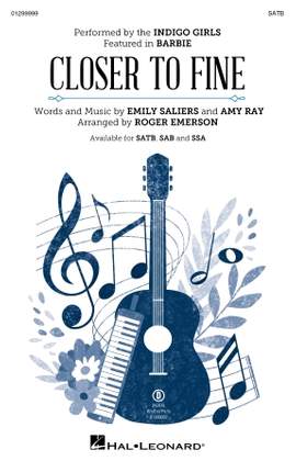 Indigo Girls: Closer To Fine (arr. Roger Emerson) - Bass