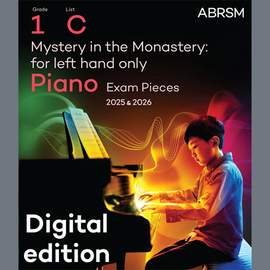 Lillie Harris: Mystery in the Monastery: for left hand only (Grade 1, list C, ABRSM Piano Syllabus 2025 & 2026)