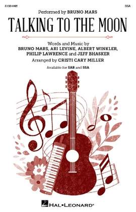 Bruno Mars: Talking To The Moon (arr. Cristi Cary Miller)