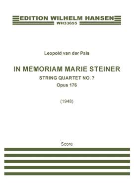Leopold van der Pals: In Memoriam Marie Steiner Op. 176 - Viola