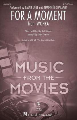 Calah Lane & Timothée Chalamet: For A Moment (from Wonka) (arr. Roger Emerson)