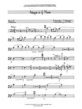 Canadian Brass: Adagio in G Minor - Trombone
