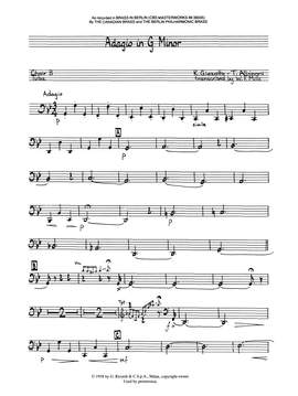 Canadian Brass: Adagio in G Minor - Tuba