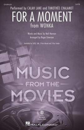 Calah Lane & Timothée Chalamet: For A Moment (from Wonka) (arr. Roger Emerson) - Drums