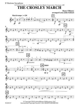 Henry Fillmore: The Crosley March (arr. Loras John Schissel) - Baritone Saxophone