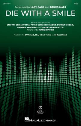 Bruno Mars & Lady Gaga: Die With A Smile (arr. Mark Brymer)
