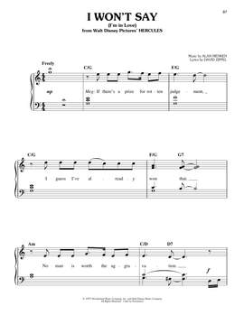 Alan Menken: I Won't Say (I'm In Love) (from Hercules)